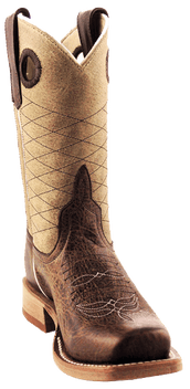 Cowboy Boots Boys - ANDERSON BEAN KIDS TAN AND BROWN PIT BULL KIDS COWBOY BOOTS