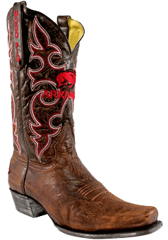 college logo cowboy boots - Fanatics Arkansas Razorbacks Boardroom Embroidered Men's Cowboy Boots
