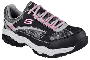 Womens Leather Work Boots - Skechers