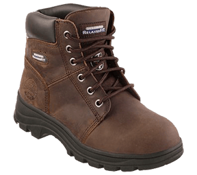Womens Leather Work Boots - Skechers Womens Work Boot Relaxed Fit Workshire - Peril ST