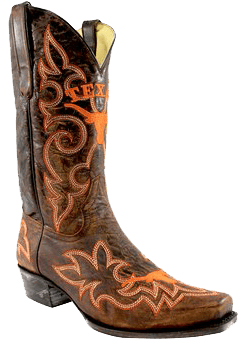 college logo cowboy boots - Texas Longhorns Original Men's Cowboy Boots