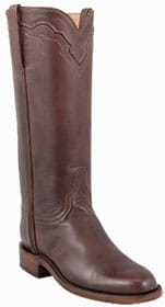 Womens Roper Cowboy Boots - HANDMADE LUCCHESE WOMEN'S WHISKEY BABY BUFFALO ROPER BOOTS
