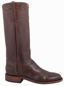 Womens Roper Cowboy Boots - HANDMADE LUCCHESE WOMEN'S WHISKEY BABY BUFFALO ROPER BOOTS