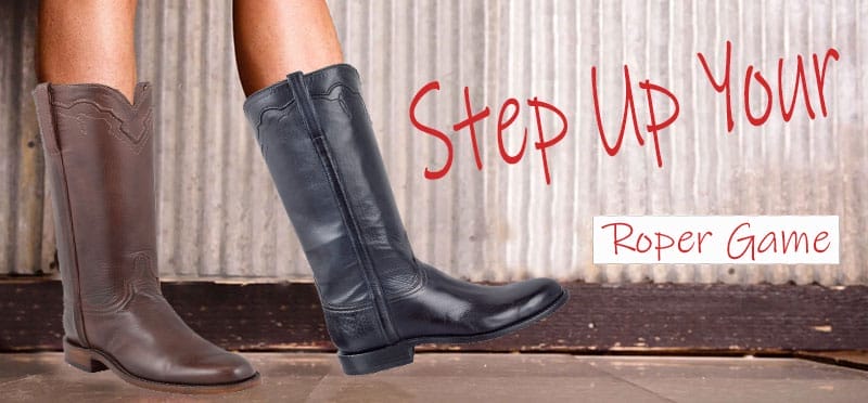 Womens Roper Cowboy Boots - Step Up Your Roper Cowgirl Boots Game