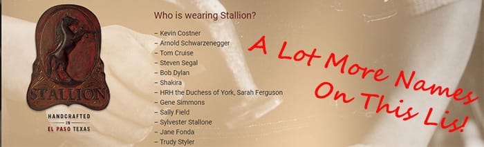 Stallion Boot Sale - Famous People Wearing Stallion Boots