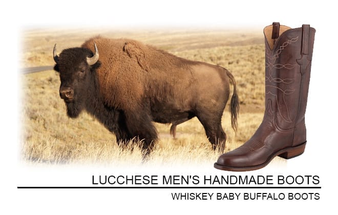 Lucchese Buffalo Boots - Whiskey Baby Buffalo Boots