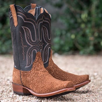 Carpincho Cowboy Boots - A Pair Of Carpincho Cowboy Boots