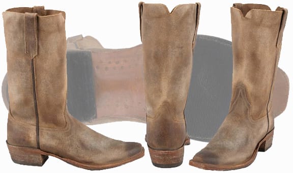 Distressed Cowboy Boots - Rios Of Mercedes Boot Company