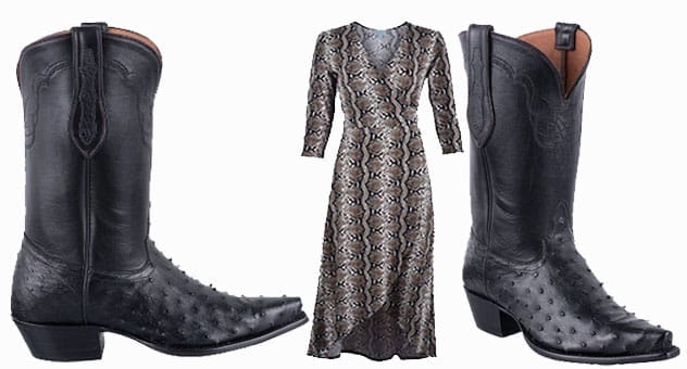 Dresses You Can Wear With Cowboy Boots - TONY LAMA SIGNATURE SERIES WOMEN'S BLACK FULL QUILL OSTRICH BOOTS