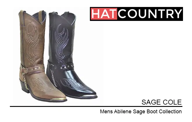 Sage Cole – Mens Handmade Leather Cowboy Boots