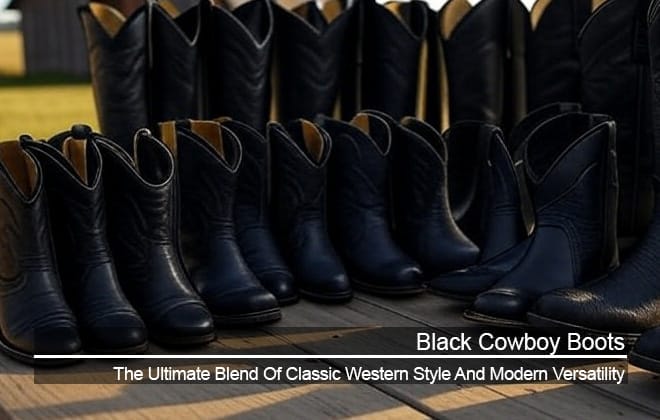 Black Cowboy Boots: The Ultimate Blend Of Classic Western Style And Modern Versatility