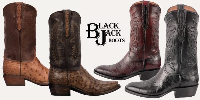 Ostrich Boots from Black Jack Boots