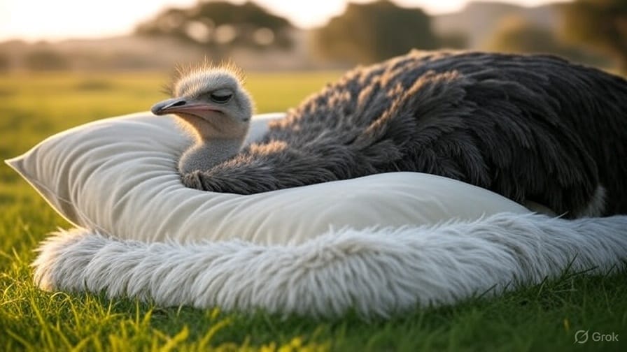 Pillow Ostrich Boots