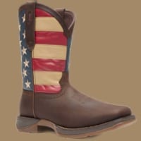 Rebel American Flag Handmade Cowboy Boots, Starts and Stripes Western Boots