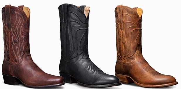 Tecovas Handmade boots, Tecovas Cartwright boots, Tecovas Warren boots, Tecovas Doc Cowboy boots