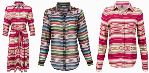 Women's Serape Fabric Prints from Pinto Ranch