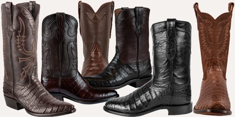 Caiman Cowboy Boots from Pinto Ranch Western Wear